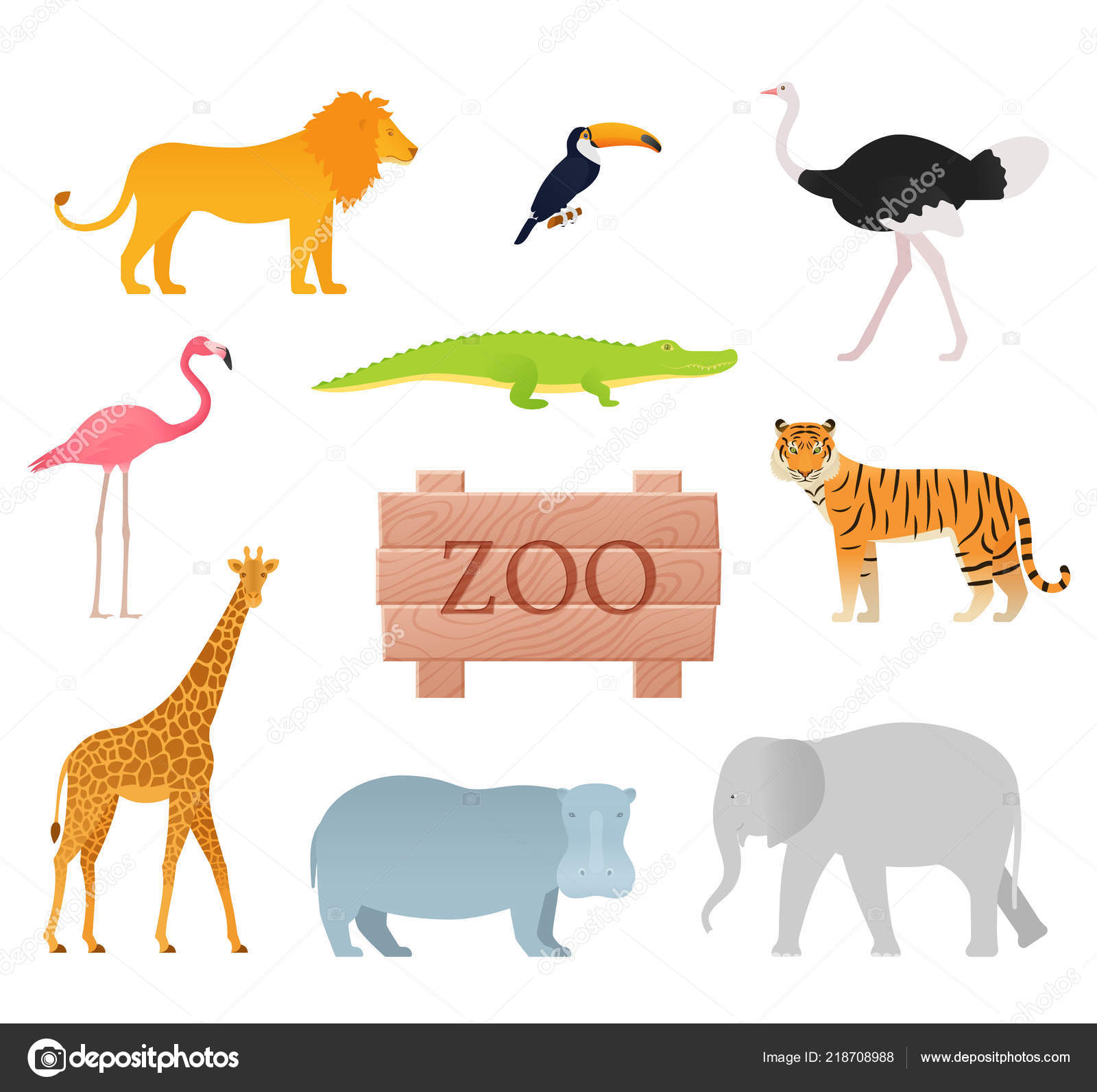Zoo Animals Vector Animal Icon Set Wooden Board Cartoon Toucan Vector Image By C Maradaisy Vector Stock Zoo Animals Vector Animal Icon Set Wooden Board Cartoon Toucan Vector Image By C Maradaisy Vector Stock