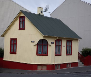 tipik ev Reykjavik, İzlanda