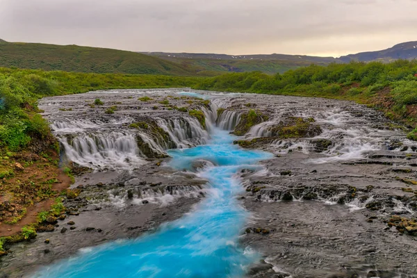 Синій Льоду Brurafoss Вод — стокове фото