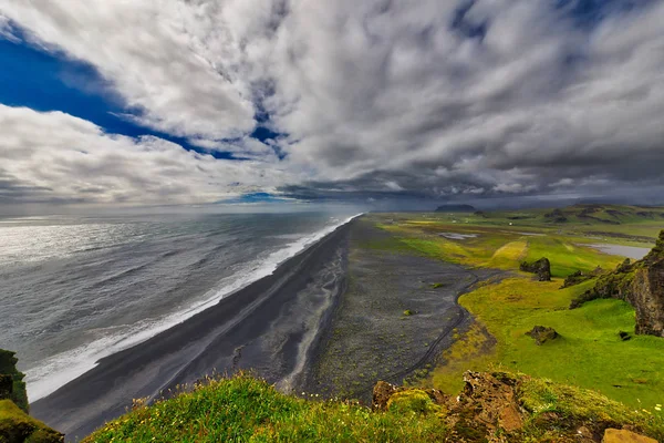 Grotta Hisanefshellir Onde Oceaniche Ghiandaie — Foto Stock