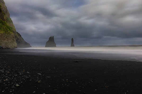 Grotta Hisanefshellir Onde Oceaniche Ghiandaie — Foto Stock