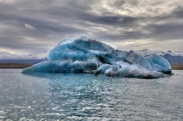 Έξοδος Glacier Και Λιμνοθάλασσα Ισλανδία — Φωτογραφία Αρχείου