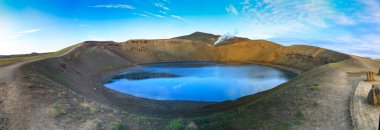 İzlanda Lake Maevtn alan