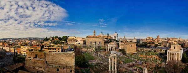 Central Roman Empire Ruins Del Fori Imperiali Roma Itália — Fotografia de Stock