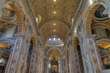 Kubbe, St Paul's mezar, Sistine Şapeli, yapılan katedral, Vatikan, St Peter's Square, Roma, İtalya