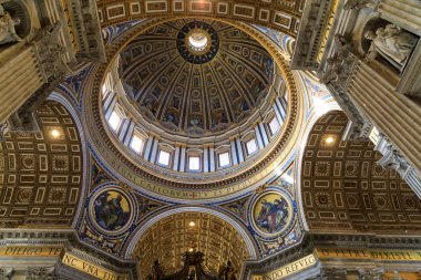 Kubbe, St Paul's mezar, Sistine Şapeli, yapılan katedral, Vatikan, St Peter's Square, Roma, İtalya