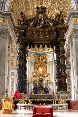 Kubbe, St Paul's mezar, Sistine Şapeli, yapılan katedral, Vatikan, St Peter's Square, Roma, İtalya