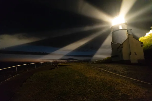 Haceta Lighthouse Sunset Oregon — Stock Photo, Image