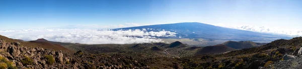 Große Insel Mauna Kea Observatorium Panorama — Stockfoto