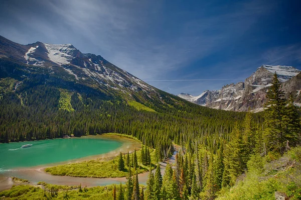 Lago Grinnell, Excursión al Glaciar Grinnell — Foto de Stock