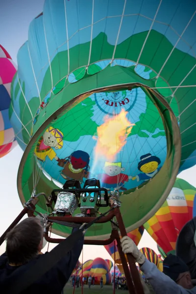 Ballon Fiesta Dag Albuquerque New Mexico — Stockfoto