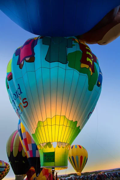 Balão Fiesta 2Nd Day Albuquerque Novo México — Fotografia de Stock