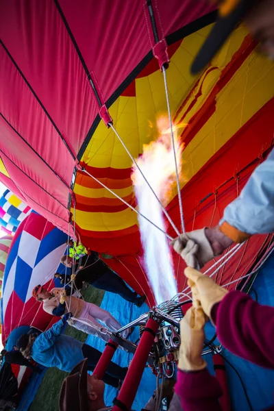 Léggömb Fiesta Nap Albuquerque Mexikó — Stock Fotó