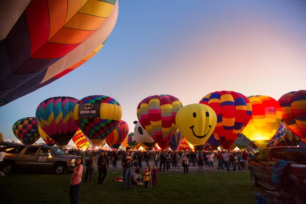 Ballong Fiesta Andra Dagen Albuquerque New Mexico — Stockfoto