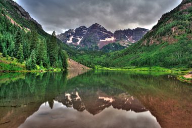 Thunderstorn Gökyüzü, Aspen, Colorado Rocky Dağı Ulusal Parkı