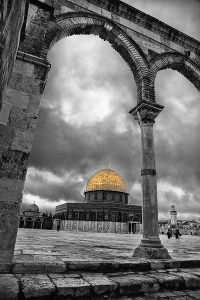 Купол Скелі Аль Акса Єрусалим Ізраїль — стокове фото