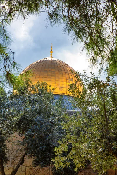 Аль Акса Купол Скалы Иерусалим Израиль — стоковое фото