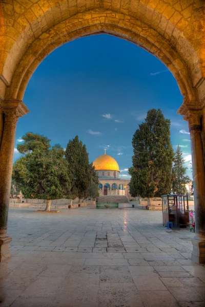 Вид Ель Акса Дорвей Єрусалим Ізраїль — стокове фото