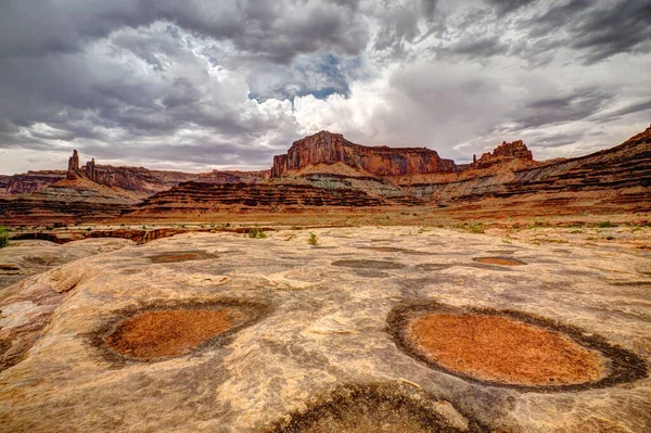 Arches National Park, Utah.  Canyonlands National Park.  Grand View Points, Sunrise Sunset Macro Shots