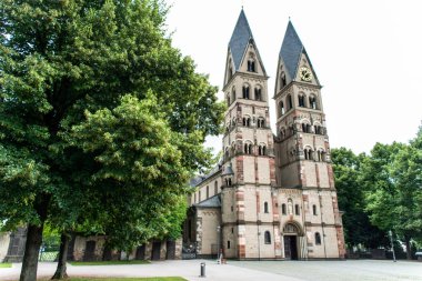 The Basilica of St. Castor oldest church in Koblenz German state of Rhineland Palatinate, close to the Deutsches Eck. clipart