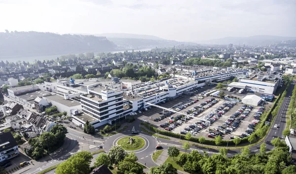 Koblenz Německo 09.07.2017 pohled Stabilus centrála a továrně v Koblenz si můžete také vidět továrních budov — Stock fotografie