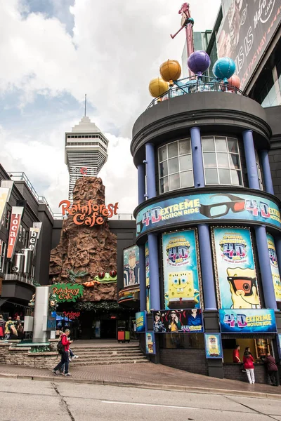 Niagra, Ontario Kanada 06.09.2017 sokaklar Niagra falls city eğlence bölgesi