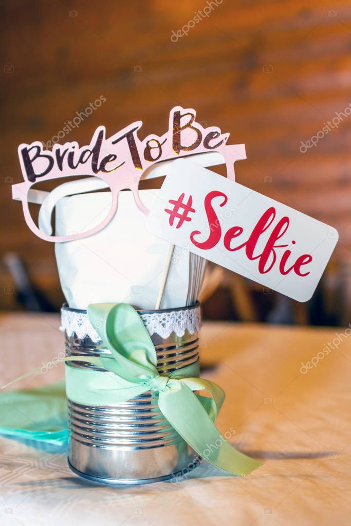Retro Party set selfie sign design photo booth party wedding funny pictures