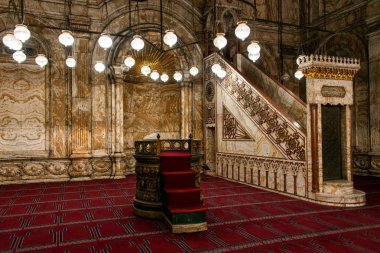 Büyük Muhammed Ali Alabaster Camii Kalesi, Cairo, Mısır