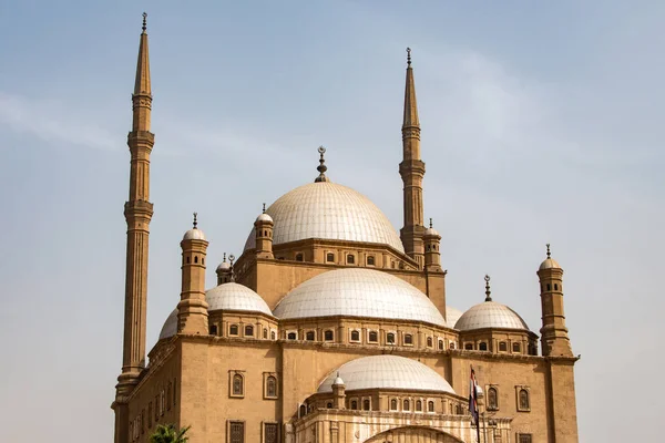 A grande mesquita Muhammad Ali Alabaster Cidadela do Cairo, Egito — Fotografia de Stock