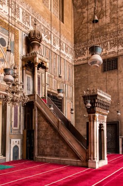 Sultan Hassan büyük cami ve el-Rifai Kahire - Mısır