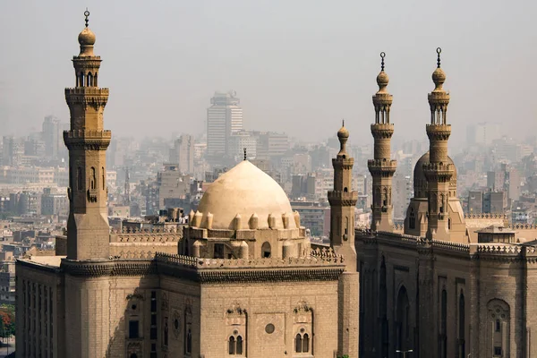 Η μεγάλη τζαμιά του Σουλτάν Χασάν και Al-Rifai, Κάιρο - Αίγυπτος — Φωτογραφία Αρχείου
