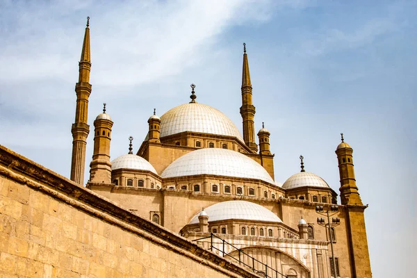 La gran Mezquita Muhammad Ali Alabastro Ciudadela de El Cairo, Egipto — Foto de Stock