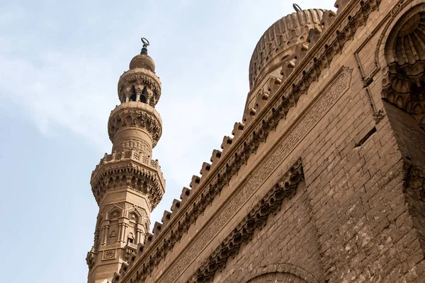 As grandes mesquitas do sultão Hassan e Al-Rifai no Cairo - Egito — Fotografia de Stock