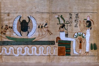 Kahire, Mısır, 25.05.2018 içinde müze Mısır eski eserler Antik Sanat geniş koleksiyonuna ev