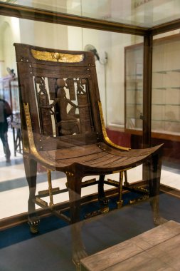 Kahire, Mısır, 25.05.2018 içinde müze Mısır eski eserler Antik Sanat geniş koleksiyonuna ev