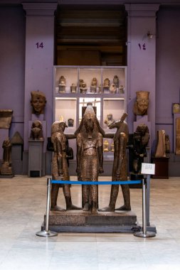 Kahire, Mısır, 25.05.2018 içinde müze Mısır eski eserler Antik Sanat geniş koleksiyonuna ev