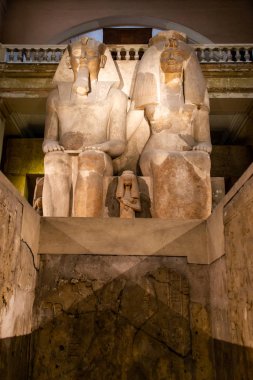 Kahire, Mısır, 25.05.2018 içinde müze Mısır eski eserler Antik Sanat geniş koleksiyonuna ev