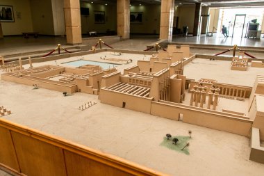 Luxor Mısır 23.05.2018 Luxor'daki Karnak Tapınağı - Nil Nehri kıyısında ki Arhology Ruine Thebes Egypt