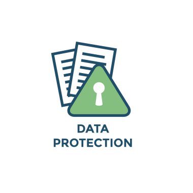 Başlık başlık sayfası veya web sayfası w için kullanılan Gizlilik ilkesi grafik simgesi simgesi