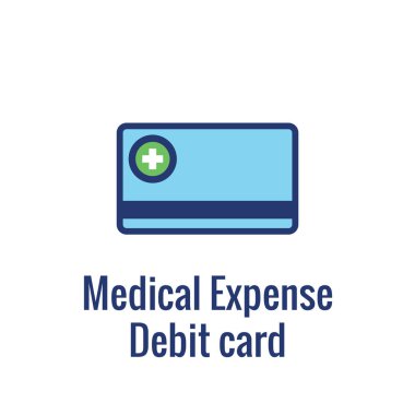 Medical Tax Savings w Health savings account or flexible spending account - HSA, FSA, tax-sheltered savings clipart
