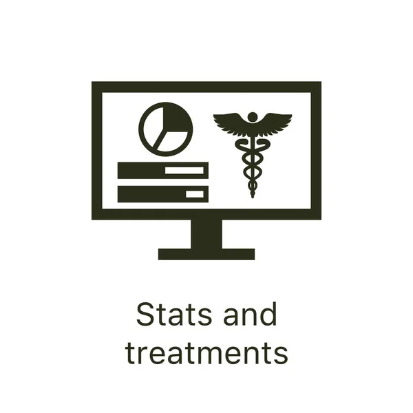 Vzdálené Lékařské Záznamy Přístup Emr Phr Ehr Statistiky Procedury Atd — Stockový vektor