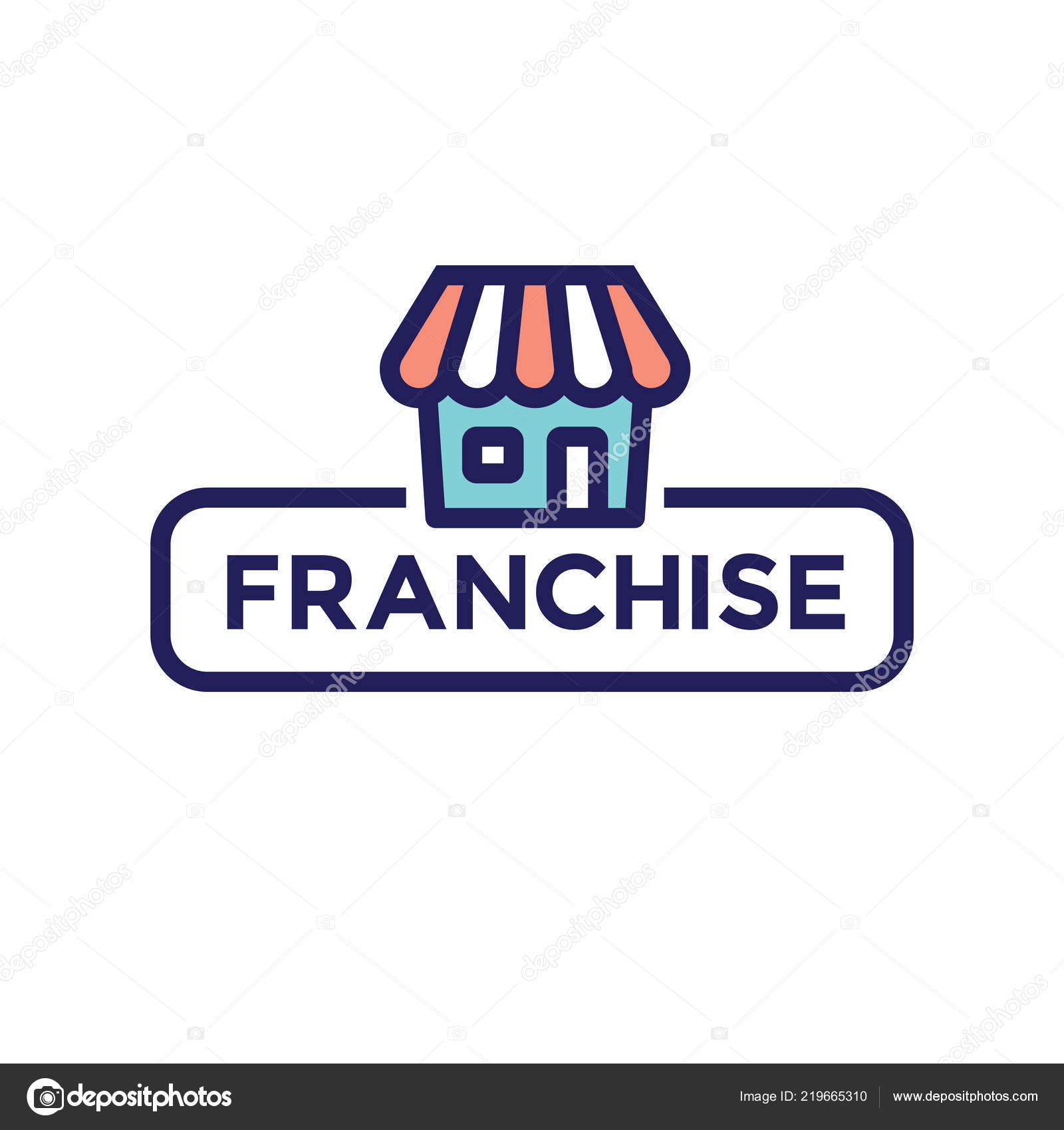Franchise Icon Home Office Corporate Headquarters Franchisee Icon Images  Stock Vector Image by ©bearsky23@ #219665310