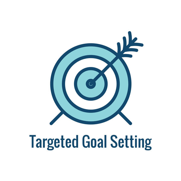 2019 SMART Goals Vector graphic w various Smart goal keywords
