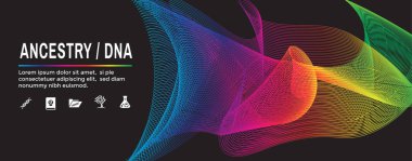 Soy / aile ağacı albümü simgesiyle Şecere Web Header Banner ve simge seti