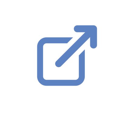 Dış bağlantı simgesi: bir Kullanıcı bir Web sitesi için bir app terk gösterir