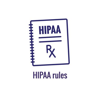 Tıbbi rapor anahat / hat düz vektör Icon - mobil uygulama veya düğme tasarım. Hareket eden app için vektör tasarım logo