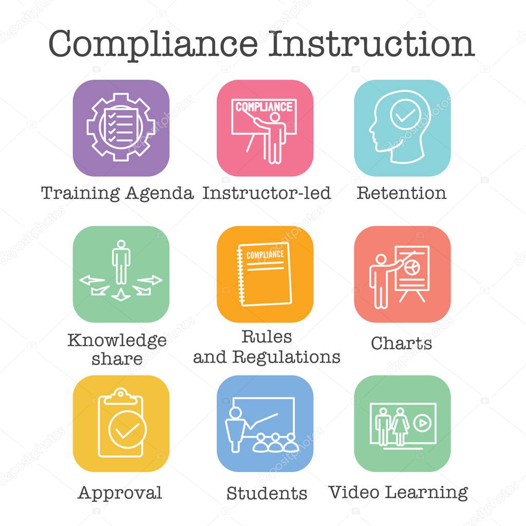 Compliance Instruction - Testing Icons with Instructor teaching 