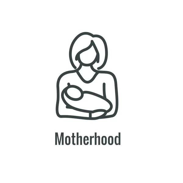 Pediatric Medicine met Baby / zwangerschap gerelateerde pictogram — Stockvector
