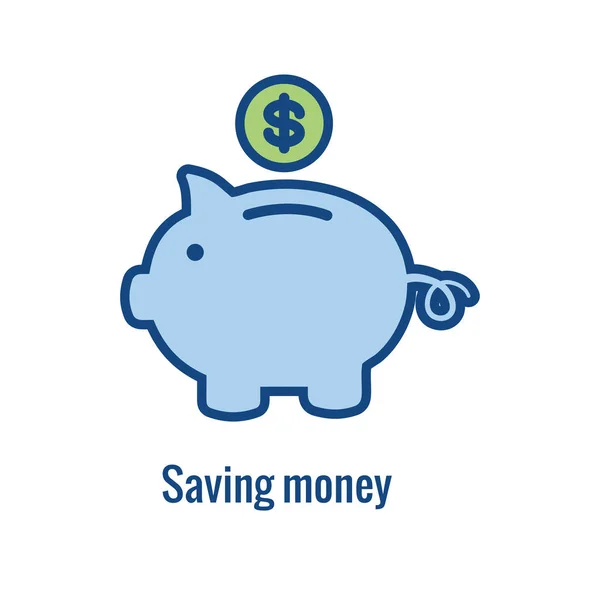 Personal Finance - Responsibility Icon - concept involves saving