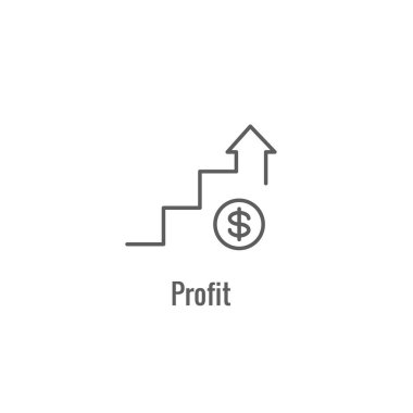 Competitive Pricing Icon Showing an aspect of  Pricing, Growth,  clipart